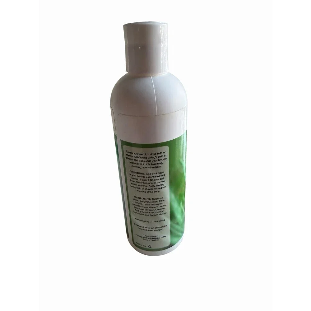 Young Living AromaSilk Bath & Shower Gel Base 8 oz New Unscented Essential Oils